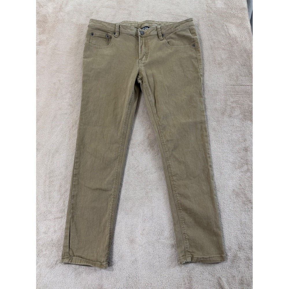 U-510 Slim Fit Stretch‎ Pants Men's  32x27 Beige Khaki Brown Casual EUC